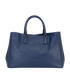 Large Galleria, &pound;495, Handbags, Blue, Leather, Back view